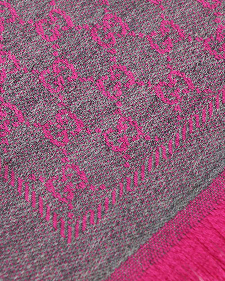 GG提花羊毛圍巾