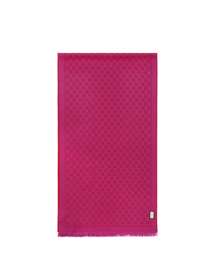 GG提花羊毛圍巾