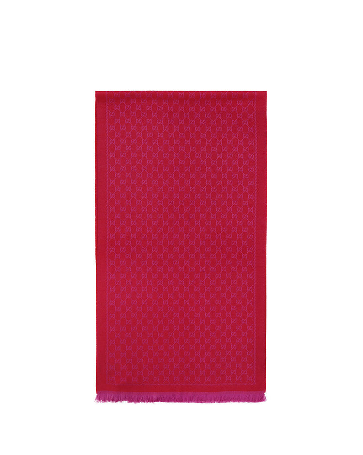 GG提花羊毛圍巾