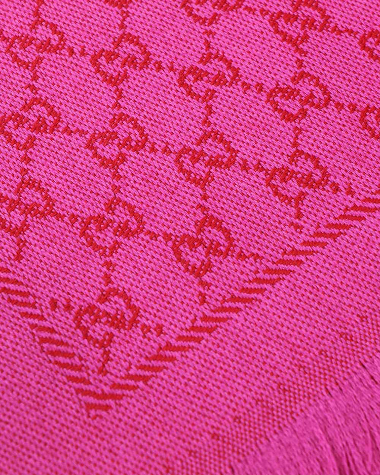 GG提花羊毛圍巾