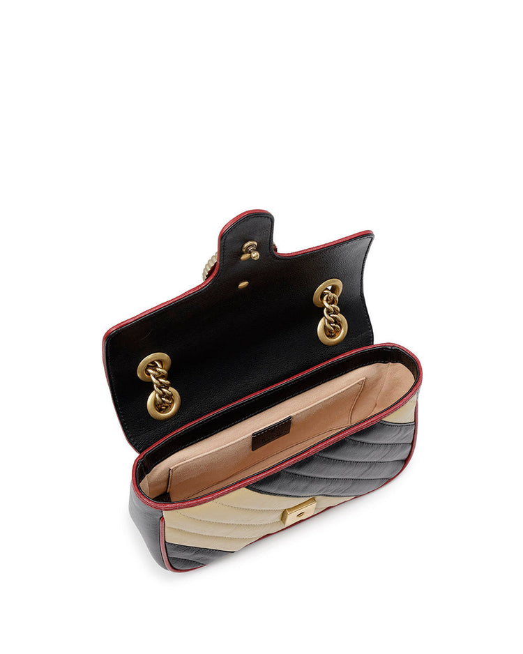 皮革 GG Marmont 單肩包