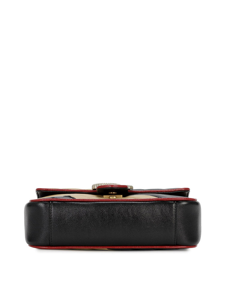 皮革 GG Marmont 單肩包