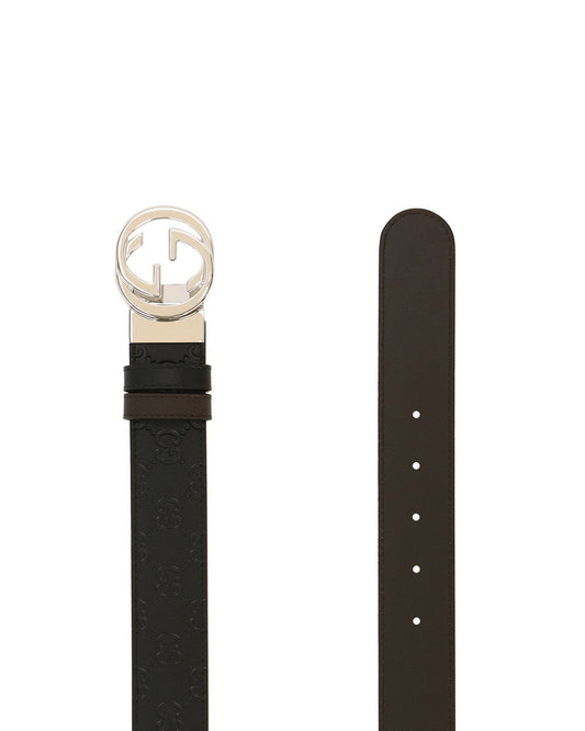 Double G Reversible Signature belt