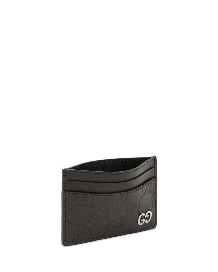 Gucci Signature Leather Card Case