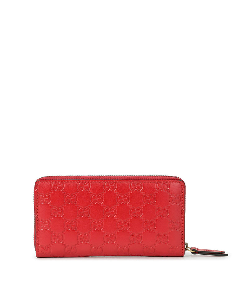 Cherry Double G Embossed Wallet