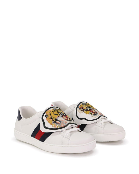 Tiger-Print Sneakers