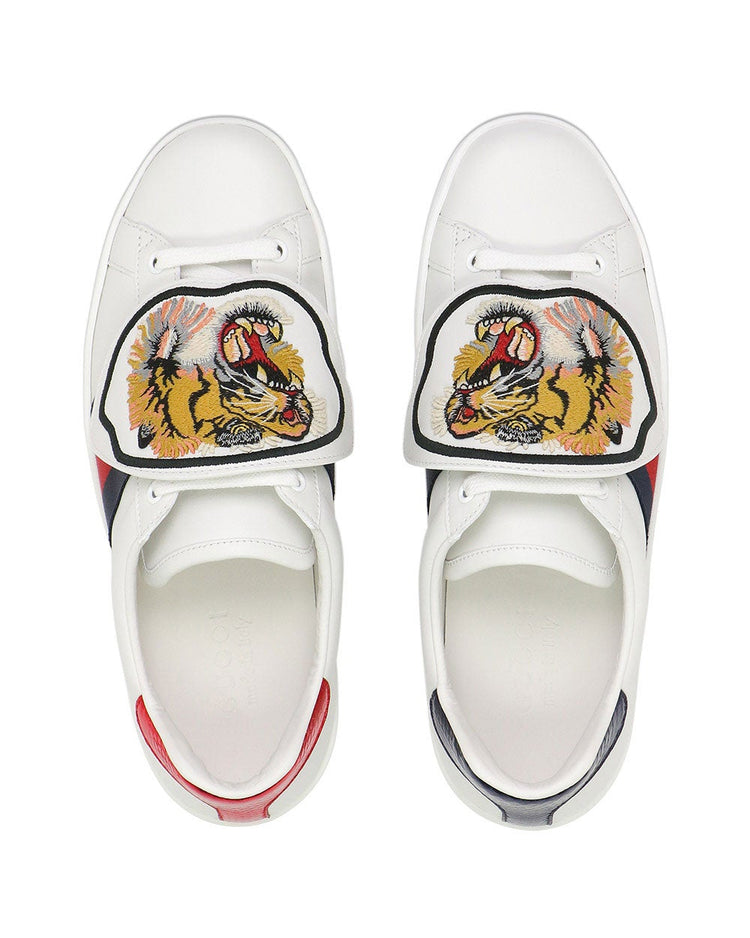 Tiger-Print Sneakers