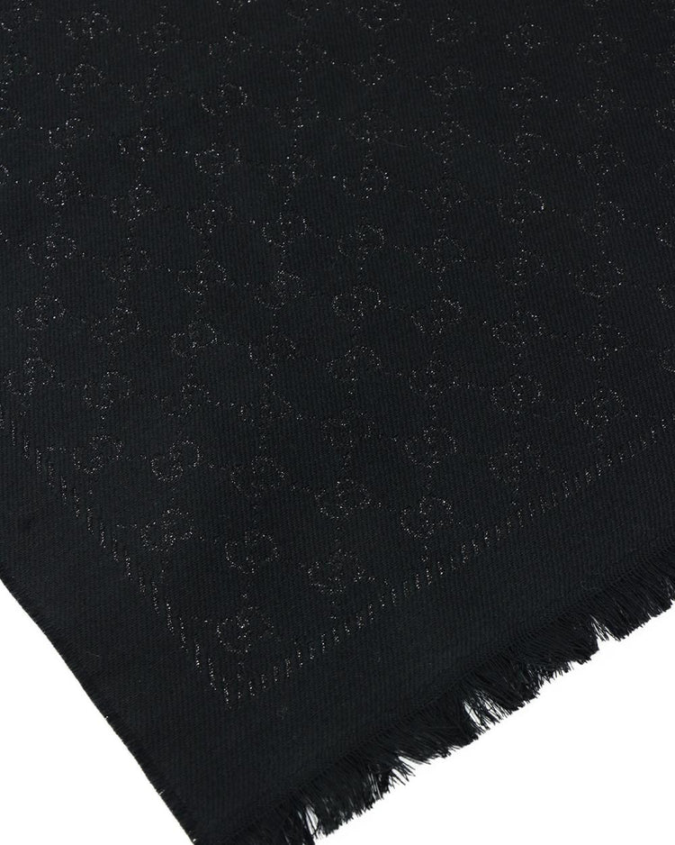 金屬色 GG 羊毛圍巾