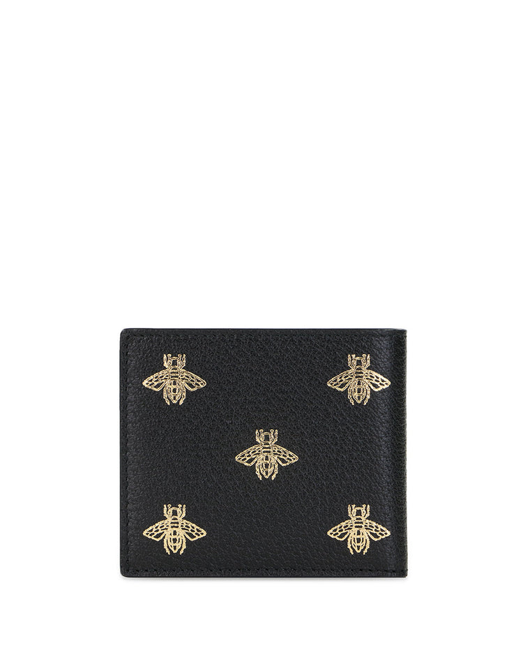 Bee Star Leather Bi-Fold Short Wallet
