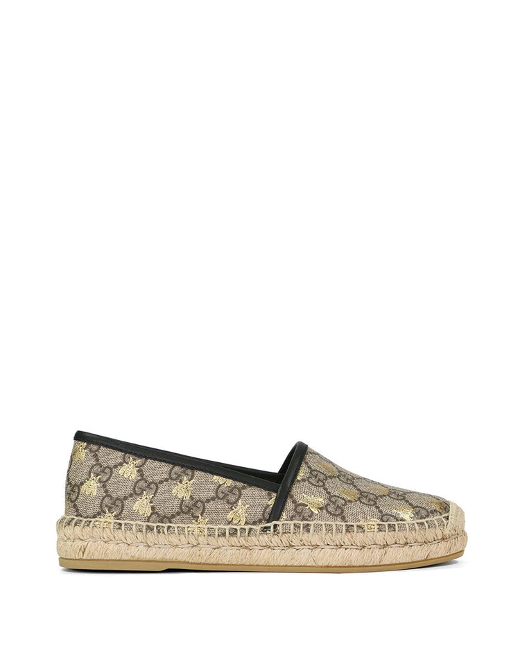 Gucci GG Supreme Bees Espadrille