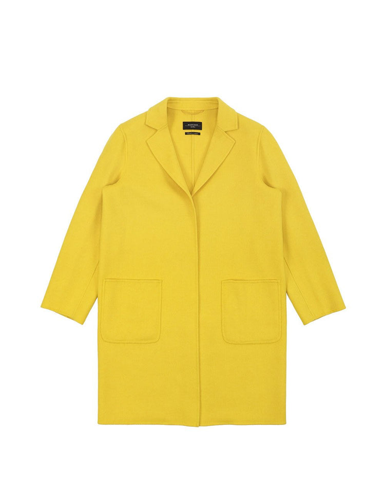 Mid-Length Hooded Trench Coat