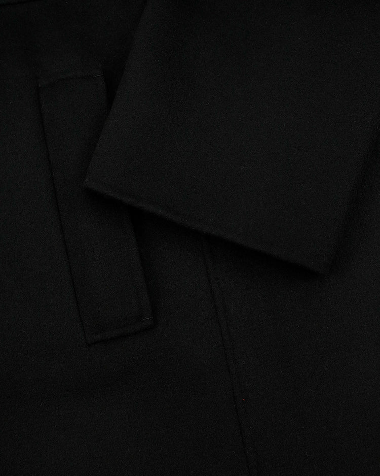 Round Neck Short Sleeves Coat