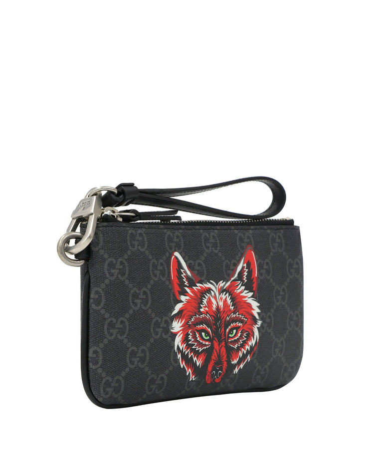 狼印花 GG Supreme 小袋