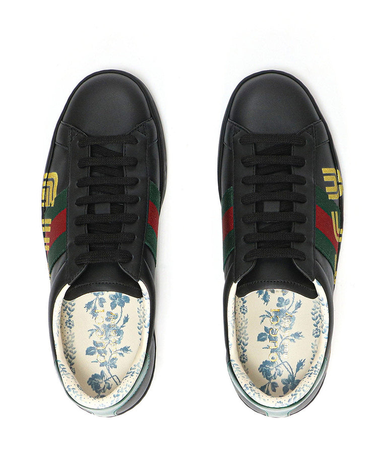 Flower Printed Sneakers