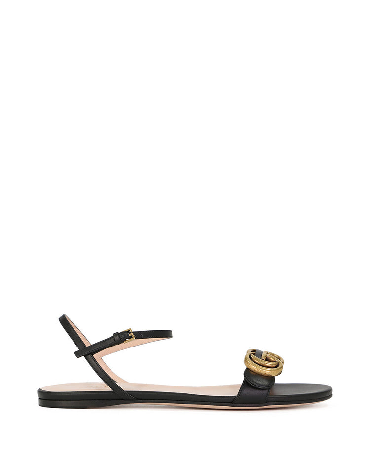 Leather Double G Sandals