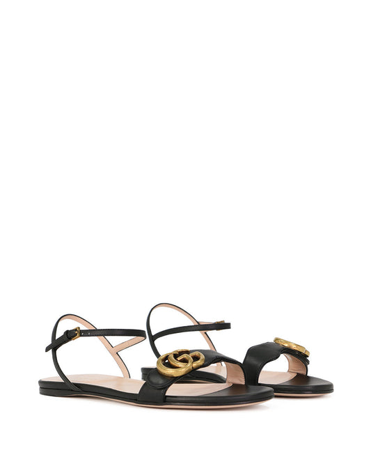 Leather Double G Sandals