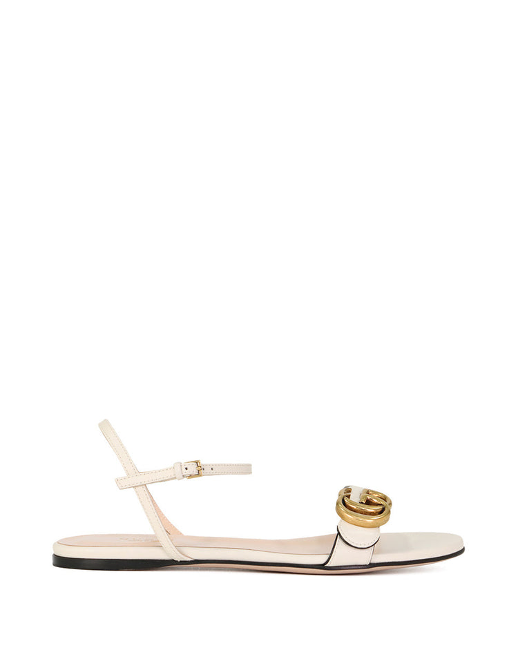 Leather Double G Sandals