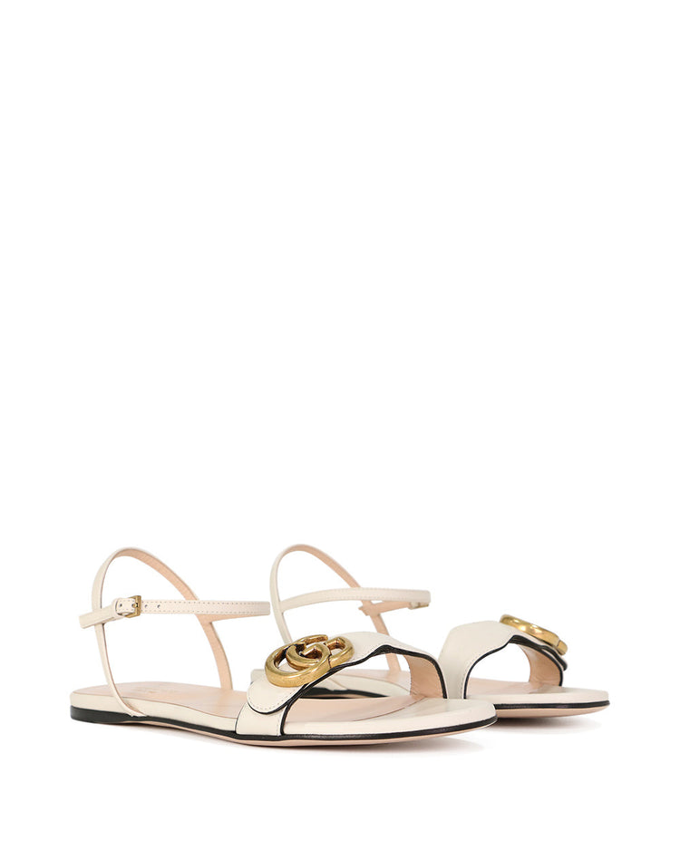 Leather Double G Sandals