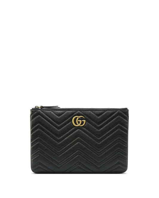 GG Marmont 皮革手拿包