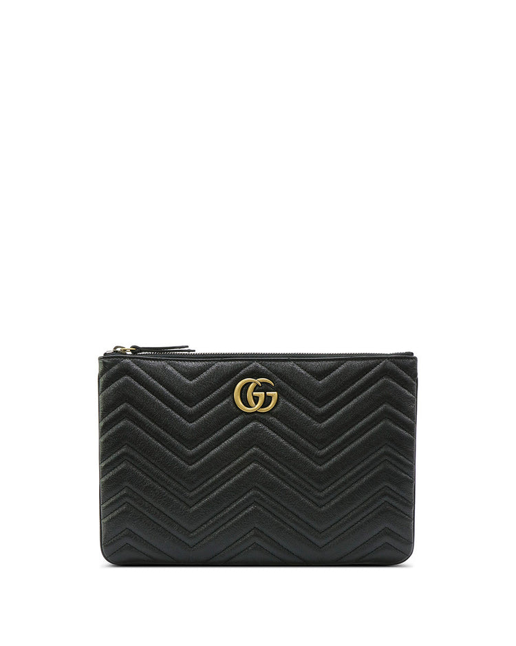 GG Marmont 皮革手拿包