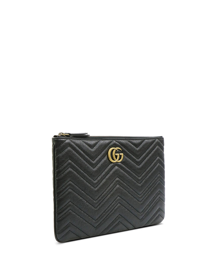 GG Marmont 皮革手拿包