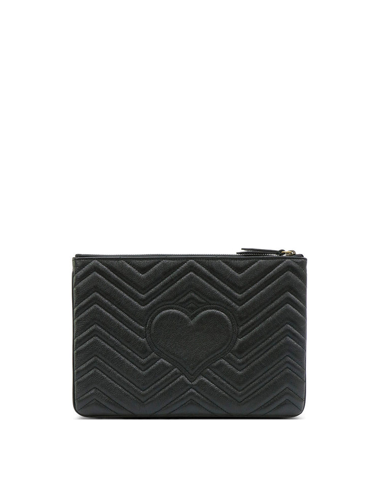 GG Marmont 皮革手拿包