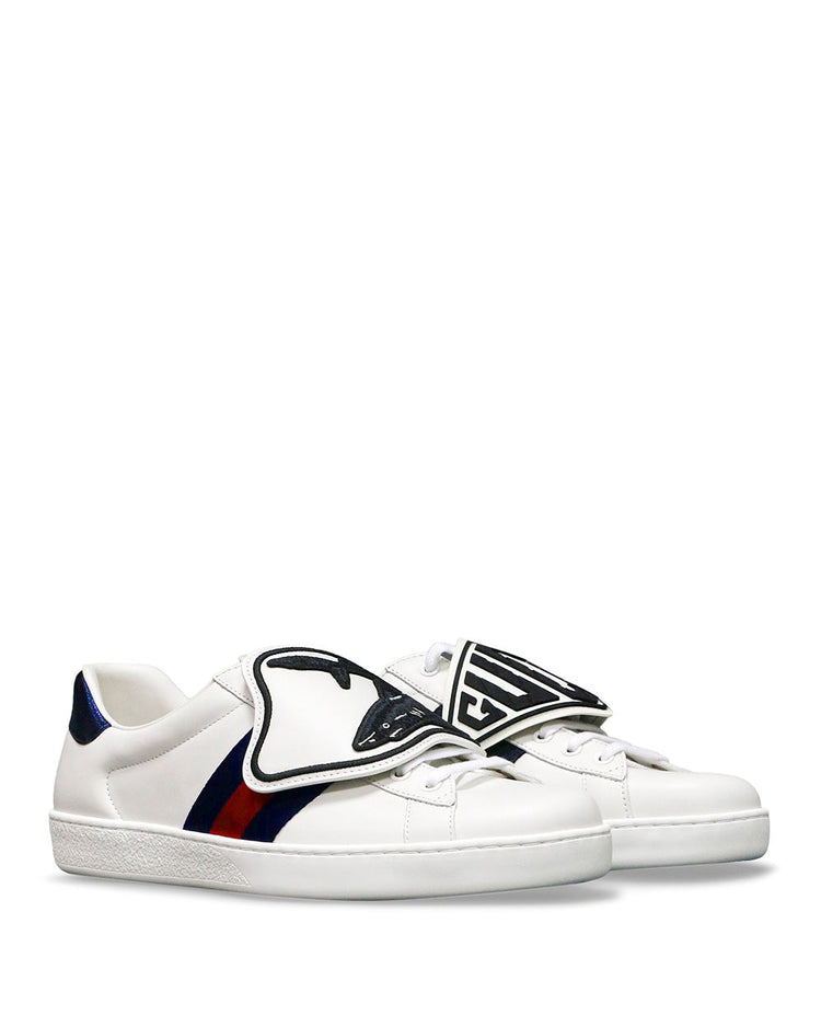 Ace sneakers with removable patches
