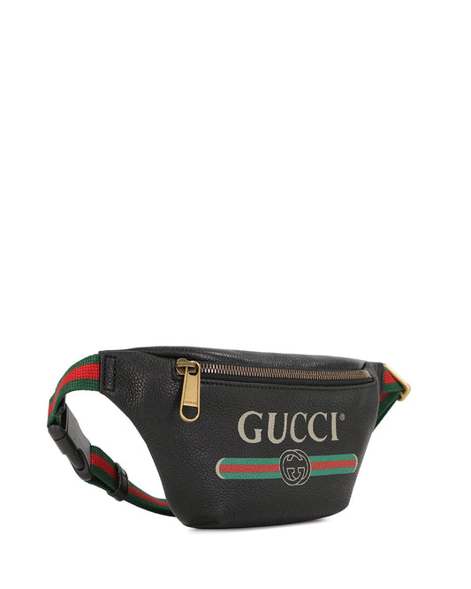 標誌印花迷你腰包