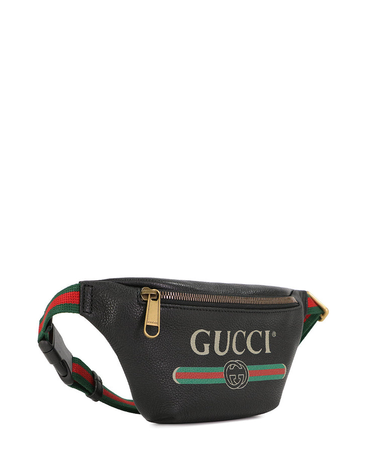 標誌印花迷你腰包