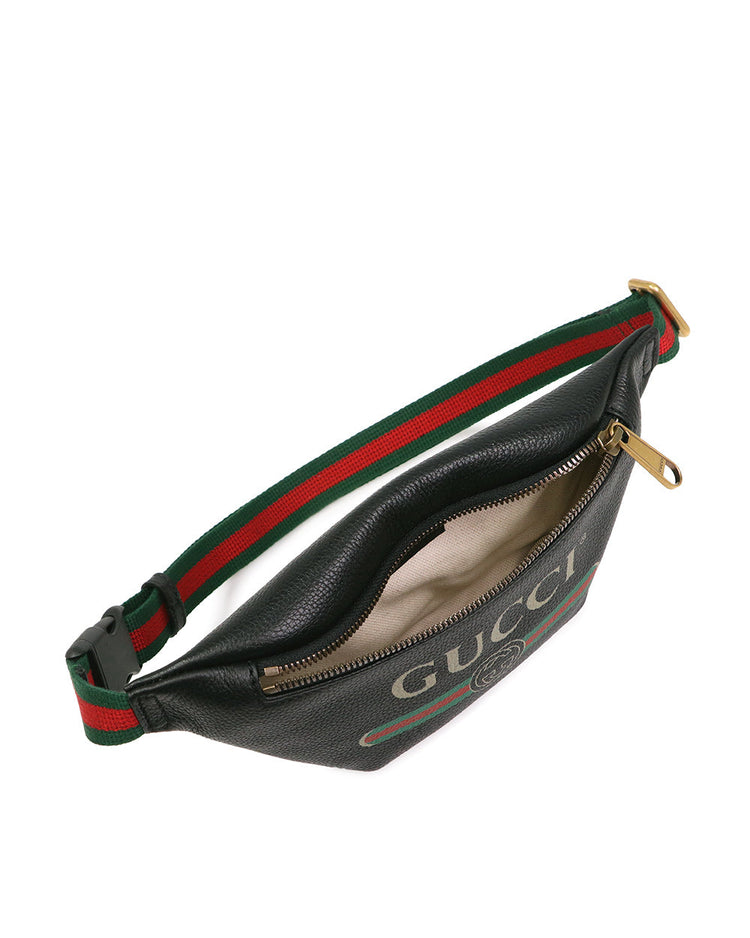 標誌印花迷你腰包