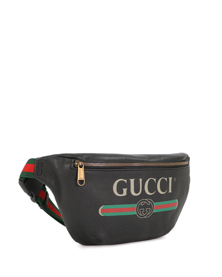 標誌印花中型腰包