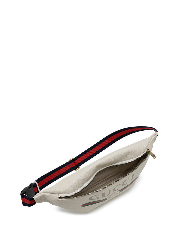 標誌印花中型腰包