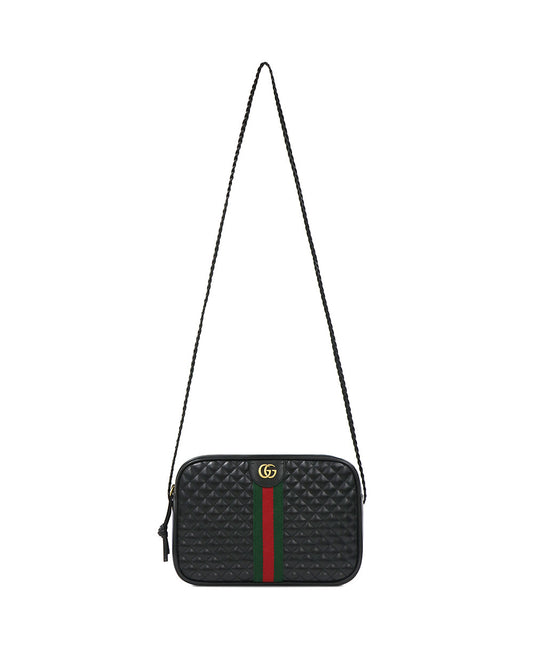 Gucci 絎縫皮革小號肩包