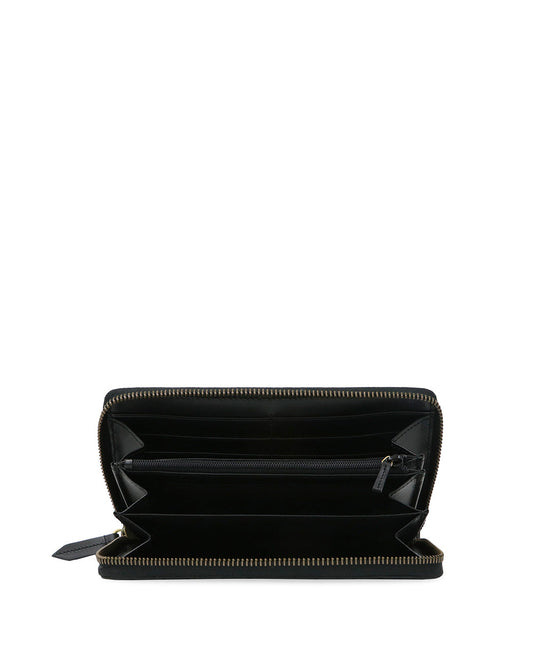 Signature Zip Around Wallet With Cat