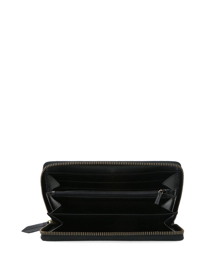 Signature Zip Around Wallet With Cat