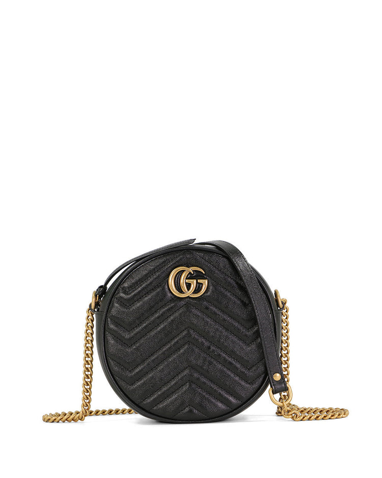 GG Marmont 迷你圓形肩背包