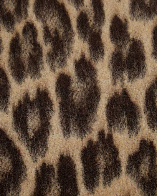 Leopard Print Neck Scarf