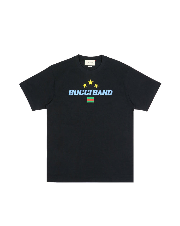 Oversized T-Shirt with Gucci Band Print