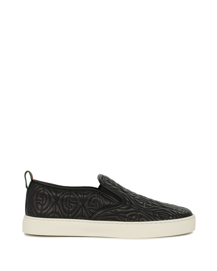 Gucci G Quilted Slip-On Sneakers
