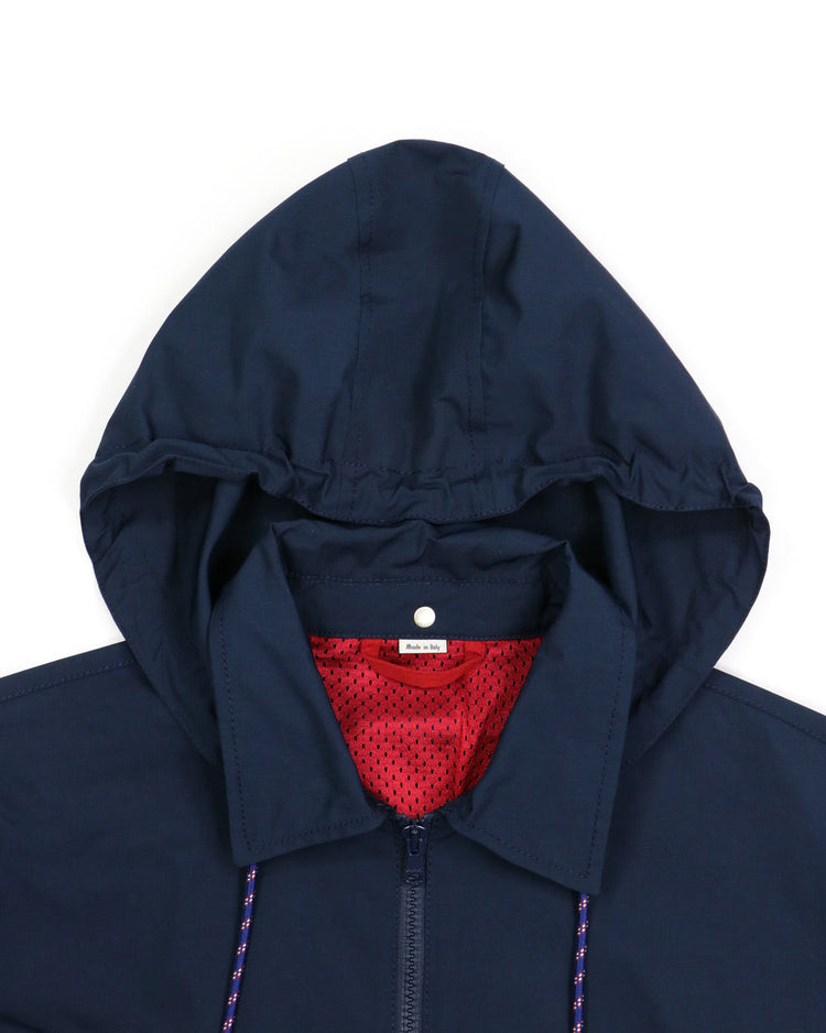 Nylon Jacket with Web and Gucci Label