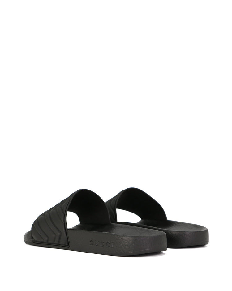 Double G Matelasse Rubber Slide
