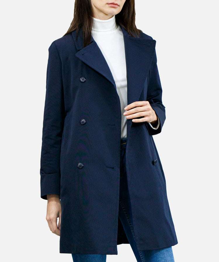 Double-breasted Mid-length Coat