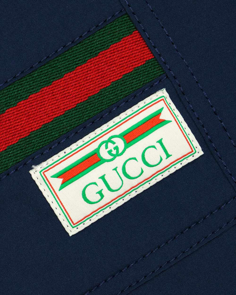 Gucci Logo Patch Track Shorts (604172)