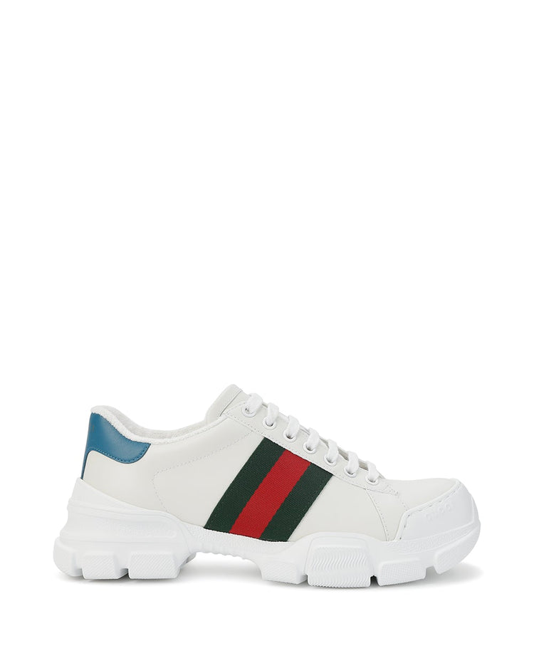 Gucci Web-stripe Low-Top Sneakers