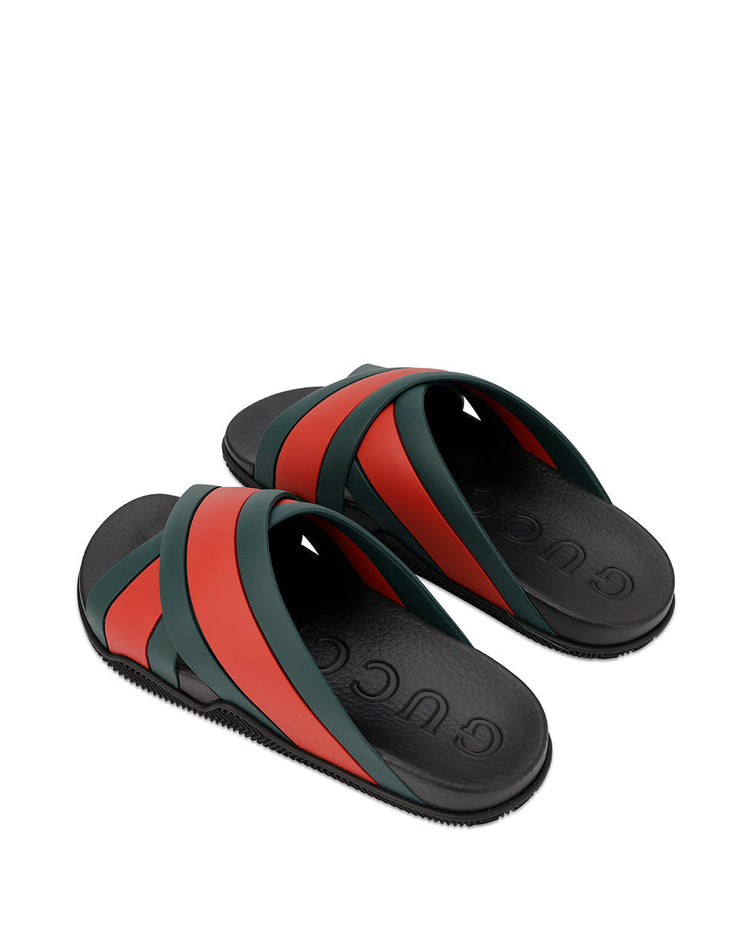 Webbing Rubber Sandals