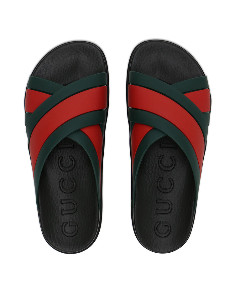 Webbing Rubber Sandals