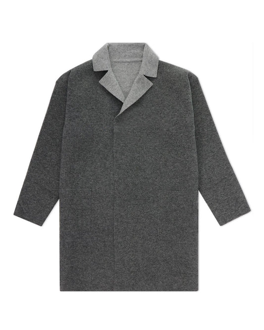 Mid-Length Cardigan Coat