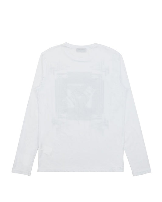 Cotton Printed Round Neck Long-Sleeves T-shirt - ISSI Outlet
