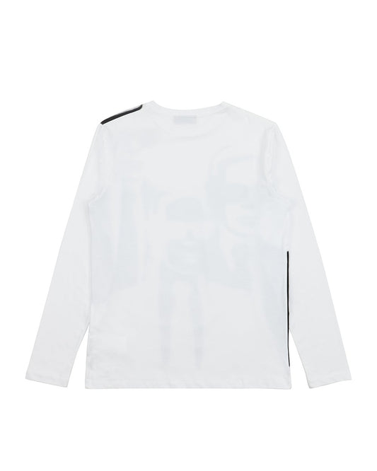 Cotton Printed Round Neck Long-Sleeves T-shirt - ISSI Outlet