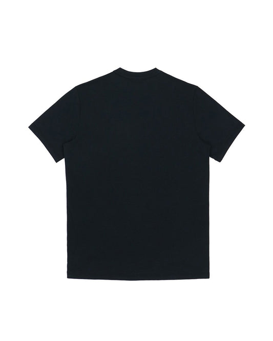 BLACK Smiley Face Print T-Shirt - ISSI Outlet